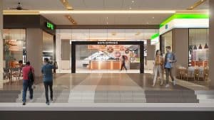 Sunshine Mall Twilight Entrance 1 - Artist Impression