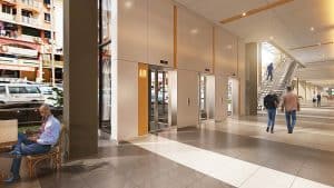 shine Mall Lift Entrance 1 - Artist Impression
